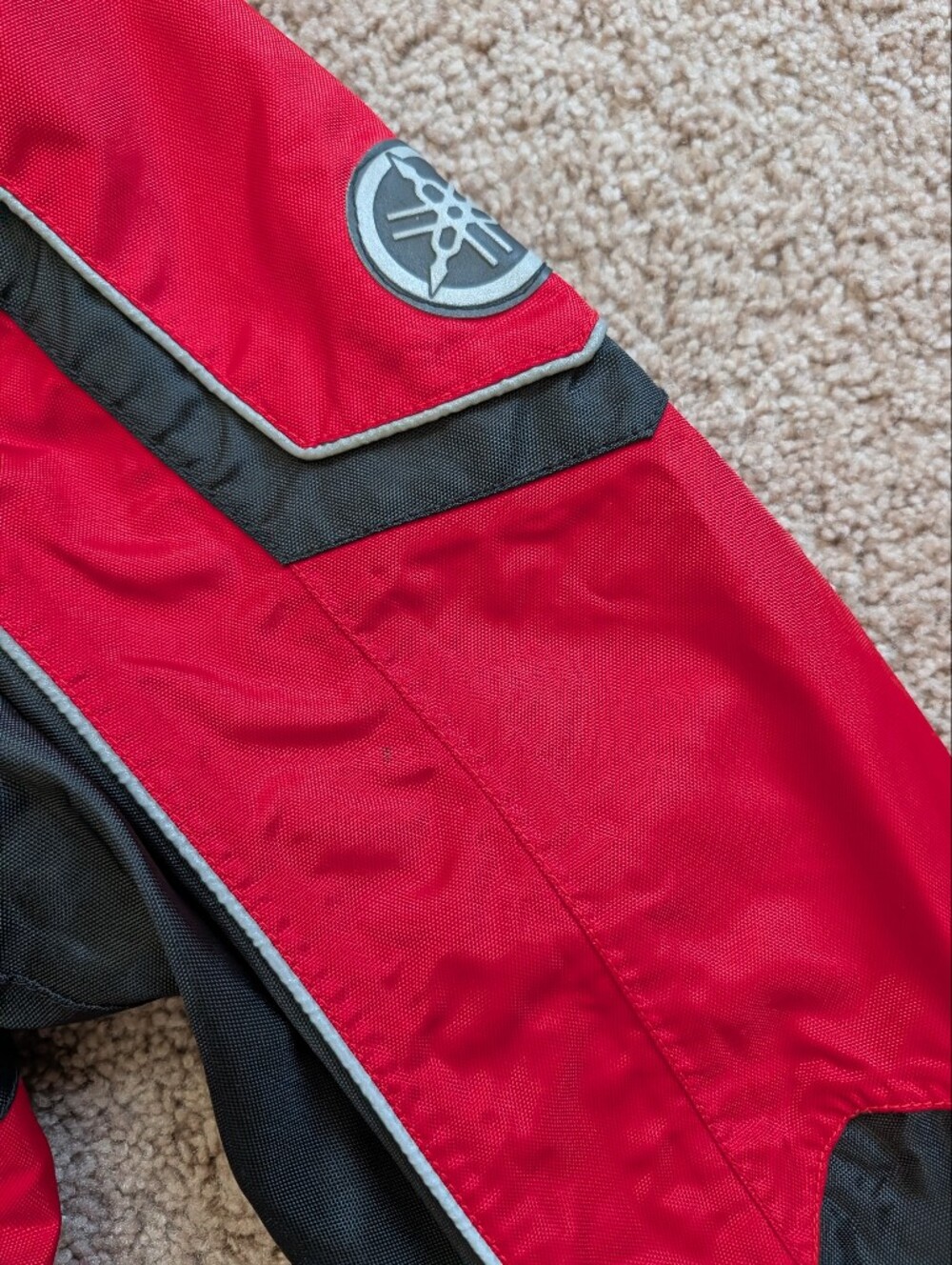 Yamaha Men Red Black Vintage Y2K Performance Motocross Riding Jacket Size Medium - Picture 11 of 14